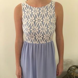 Women’s blue dress